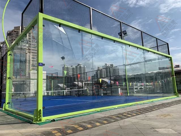 Panoramic board tennis court